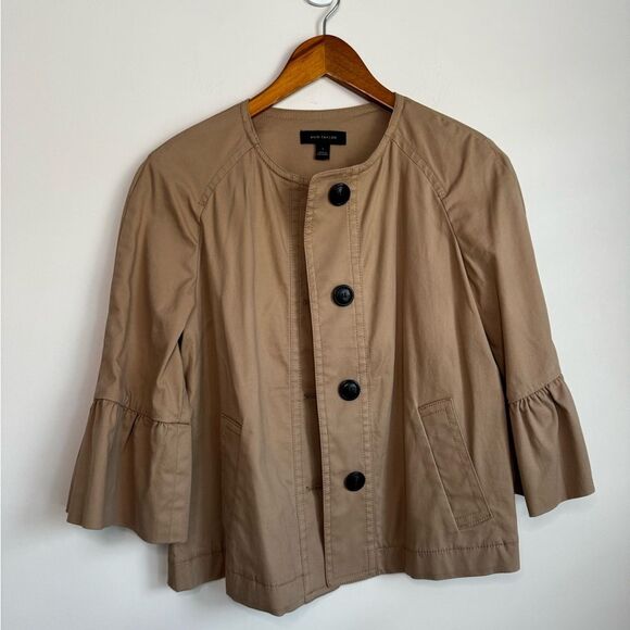 Ann Taylor Jackets & Blazers - Ann Taylor Bell Sleeve Light Jacket/Blazer Size Small